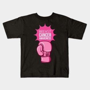 Breast Cancer Awareness Boxing Glove Kids T-Shirt